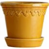 Bergs Potter Copenhagen Topf Mit Unterteller Gelb, Ø21 Cm -Dekoration Verkauf bergs potter copenhagen pot yellow 7