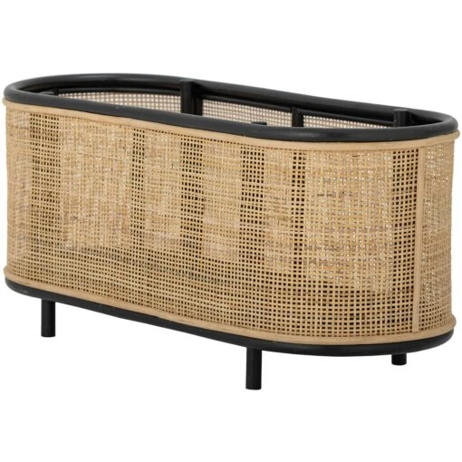 Bloomingville Ebbie Blumenkasten Rattan 70x29 Cm, Natur -Dekoration Verkauf bloomingville ebbie plant box nature rattan 1