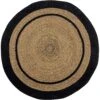 Bloomingville Lune Teppich Jute 120 Cm, Natur -Dekoration Verkauf bloomingville lune rug nature seagrass 1