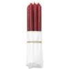 Broste Copenhagen Kerze 19,4 Cm 8-er Set, Burgundy -Dekoration Verkauf broste copenhagen candle 12xh194cm pure wht w jute string s 8 0