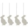 Hare Osterdeko Edelstahl 4-er Set, Sand -Dekoration Verkauf cooee design hare easter decoration stainless steel 4 pack 3