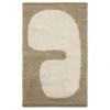 Ferm LIVING Lay Washable Teppich 50x70 Cm, Taupe/Altweiß -Dekoration Verkauf ferm living lay washable rug 50x70 cm 1