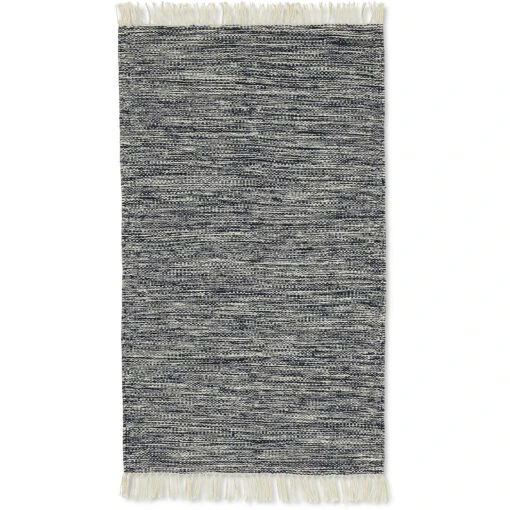 Ferm LIVING Melange Teppich 60x100 Cm, Dunkel Marineblau -Dekoration Verkauf ferm living melange rug dark navy 0