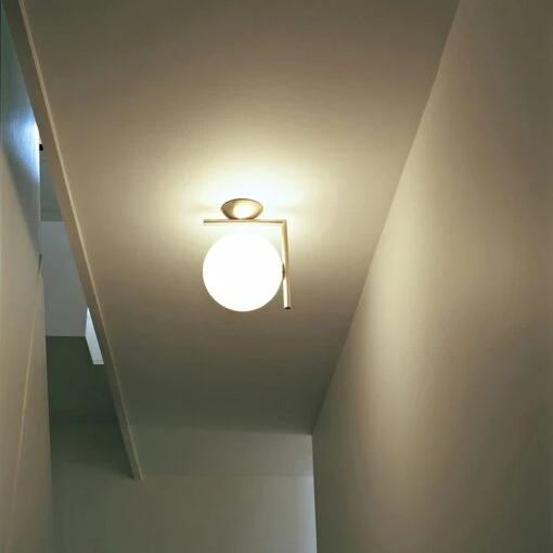 Flos IC Lights C/W2 Decken/Wandleuchte, Chrom -Dekoration Verkauf flos ic lights c w2 decken wandleuchte chrom 4