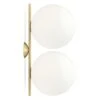 Flos Ic Lights C/W2 Double Wandlampe, Brass -Dekoration Verkauf flos ic lights c w2 double wandleuchte 3