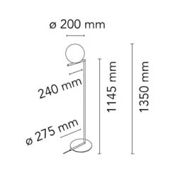 Flos IC Lights F1 Stehleuchte, Schwarz -Dekoration Verkauf flos ic lights f1 stehleuchte 1