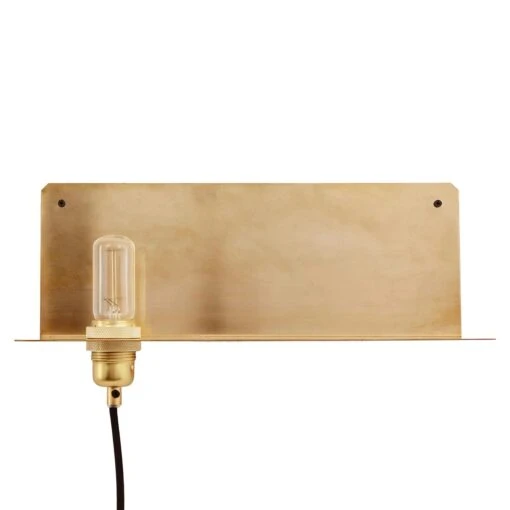 Frama 90° Wandleuchte Mit Regal, Messing -Dekoration Verkauf frama 90 wall light lampenregal 6