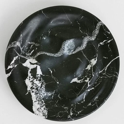 Ripple Marble Schüssel, Schwarz -Dekoration Verkauf hein studio ripple bowl 1