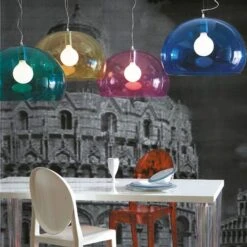 Kartell FL/Y Small Lampe, Transparent -Dekoration Verkauf kartell fl y small lampe transparent 1