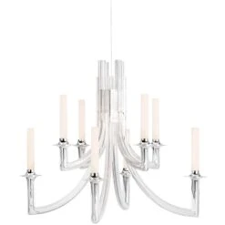 Kartell Khan Kronleuchter, Transparent -Dekoration Verkauf kartell khan chandelier 1