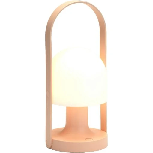 Marset FollowMe Tischlampe Tragbar, Pale Pink -Dekoration Verkauf marset followme tischlampe tragbar 4