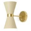 Menu Collector Wandleuchte, Creme/Poliertes Messing -Dekoration Verkauf menu collector wall lamp creme 0