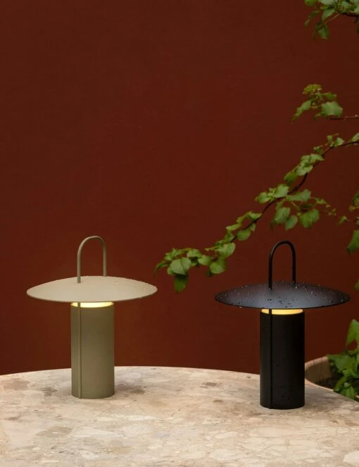 Menu Ray Tischlampe Tragbar, Dusty Green -Dekoration Verkauf menu ray table lamp portable ce etl uk dusty green 2