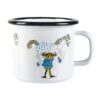 Muurla Pippi And The Horse Enamel Mug, 25 Cl -Dekoration Verkauf muurla pippi and the horse enamel mug 25 cl 0