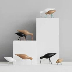 Normann Copenhagen Shorebird Medium, Weiß/Weiß -Dekoration Verkauf normann copenhagen shorebird medium 4