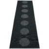 Vera 2.0 Teppich Black / Black Metallic, 70x280 Cm -Dekoration Verkauf pappelina vera 20 black black met 70x200cm 5