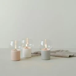 RIG TIG Hygge Hurricane Öllampe, Rosa -Dekoration Verkauf rig tig by stelton hygge hurricane ollampe 5 1