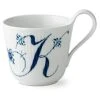 Royal Copenhagen Alphabet Tasse 33 Cl, K -Dekoration Verkauf royal copenhagen blue fluted pl alphabet mug a 73