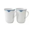 Royal Copenhagen Princess Tasse 33 Cl, 2er-Pack, Weiss/Blau -Dekoration Verkauf royal copenhagen princess tasse 33 cl 2er pack weiss blau 0