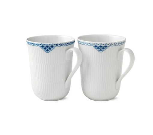 Royal Copenhagen Princess Tasse 33 Cl, 2er-Pack, Weiss/Blau -Dekoration Verkauf royal copenhagen princess tasse 33 cl 2er pack weiss blau 0 scaled