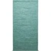 Cotton Teppich Dusty Jade, 75x300 Cm -Dekoration Verkauf rug solid cotton teppich dusty jade 15