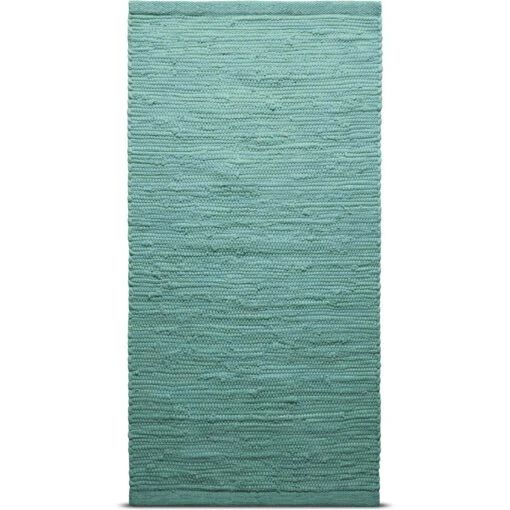 Cotton Teppich Dusty Jade, 75x300 Cm -Dekoration Verkauf rug solid cotton teppich dusty jade 15