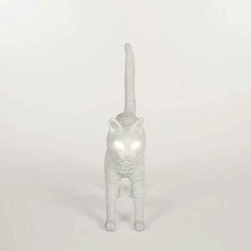 Seletti Jobby The Cat Lamp, Weiß -Dekoration Verkauf seletti jobby the cat lamp wei 2