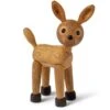 Spring Copenhagen Spot Deer Baby Holzfigur 12,7 Cm -Dekoration Verkauf spring copenhagen spot ren baby tradekoration 127 cm ek lonn 0