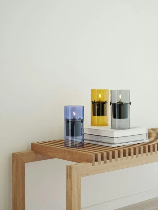 Stelton Lucie Hurricane Öllampe 17,5 Cm, Azure -Dekoration Verkauf stelton lucie hurricane oil lamp 175 cm 0