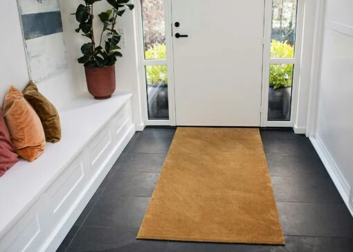 Unicolor Teppich Dijon Gold 90x200 Cm -Dekoration Verkauf tica copenhagen floormat polyamide 90x200cm unicolor dijon gold 4